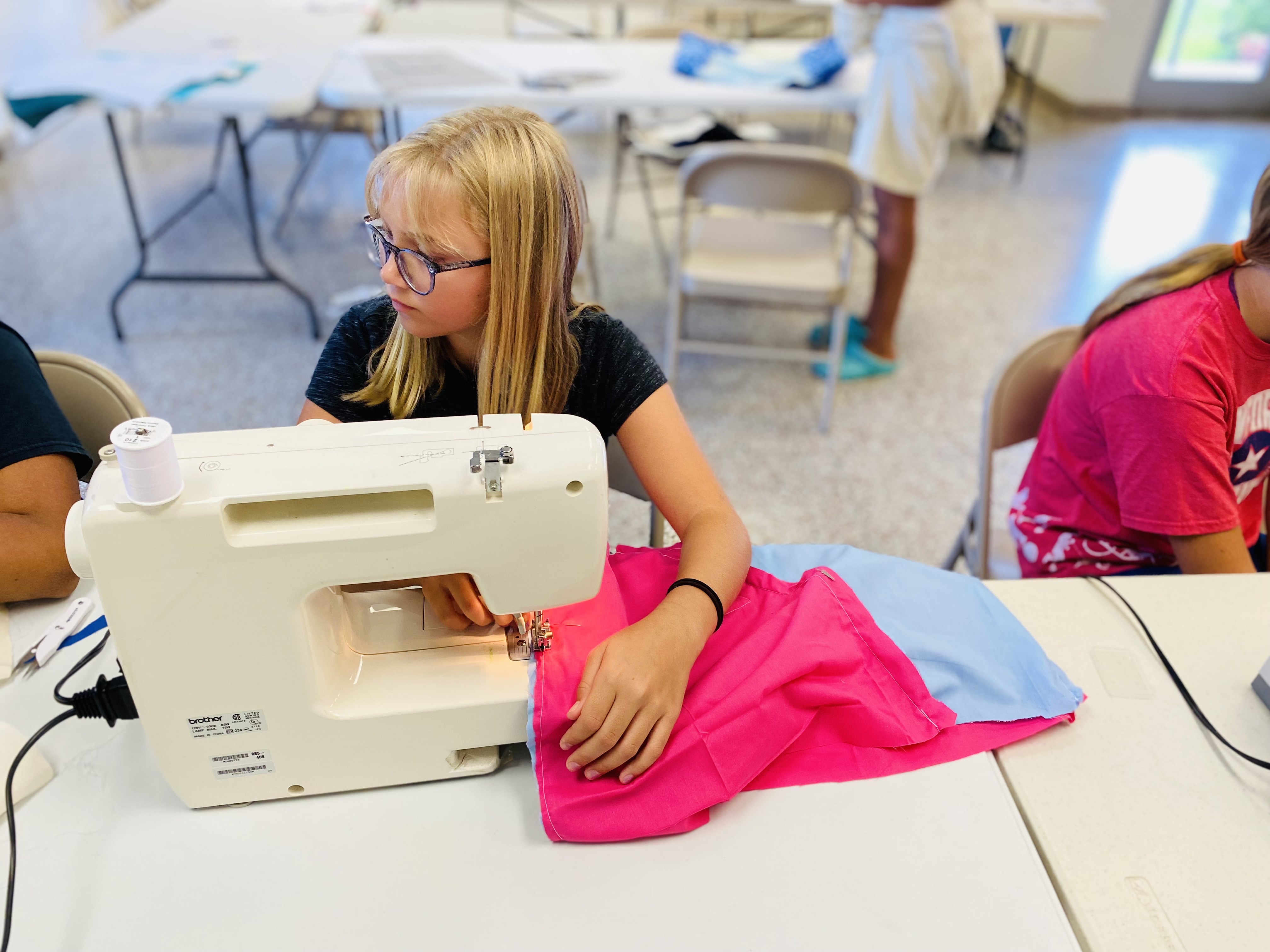 learning to sew