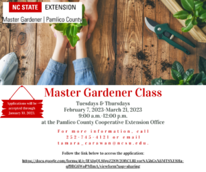 Cover photo for Master Gardener Training Class